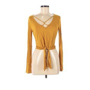 Gaze USA Women's Blouse Size Medium Long Sleeve V